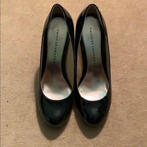 Chinese Laundry Black Patent Pumps